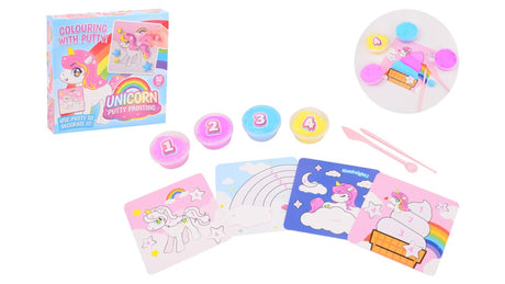 Johntoy john toy diy unicorn putty painting