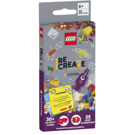 Lego recreate activity cards: space