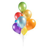 Ballons Globos perles métalliques mélange de couleurs 30cm, 100pcs.
