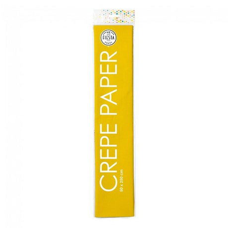 Globos crepe paper yellow, 50x250cm