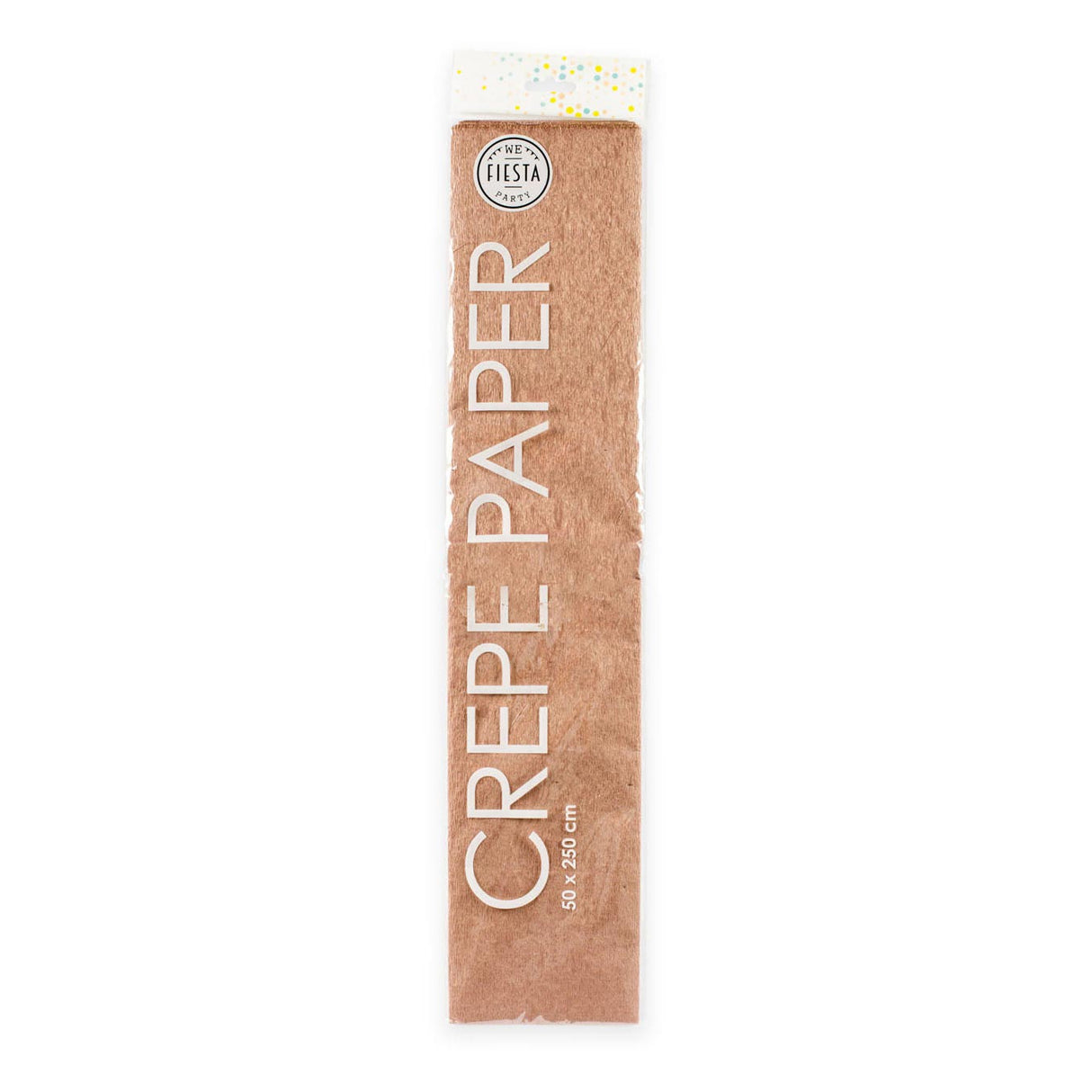 Globos crepe paper rose gold, 50x250cm