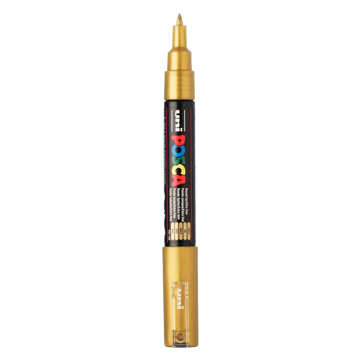 Uni Posca Paint Marker 1MC Gold - Conical Nib - 1 mm