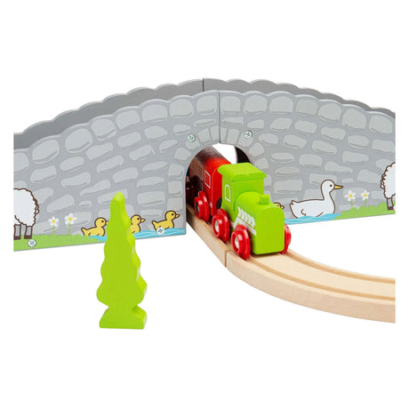 Bigjigs Wooden Railway - Farm Bridge