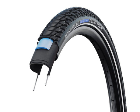 Schwalbe, pneu, marathon plus tour, 28x1,75 (47-622), draht, smart guard, twin skin, b7b+rt, addix green