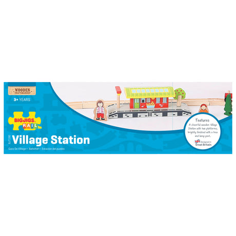 Bigjigs Wooden Rail - Village Station