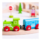 Bigjigs wooden train track - - 8-shaped - 26-piece