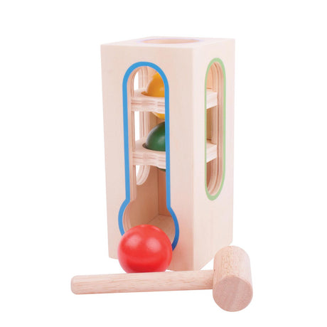 Игра с дървен чук Bigjigs