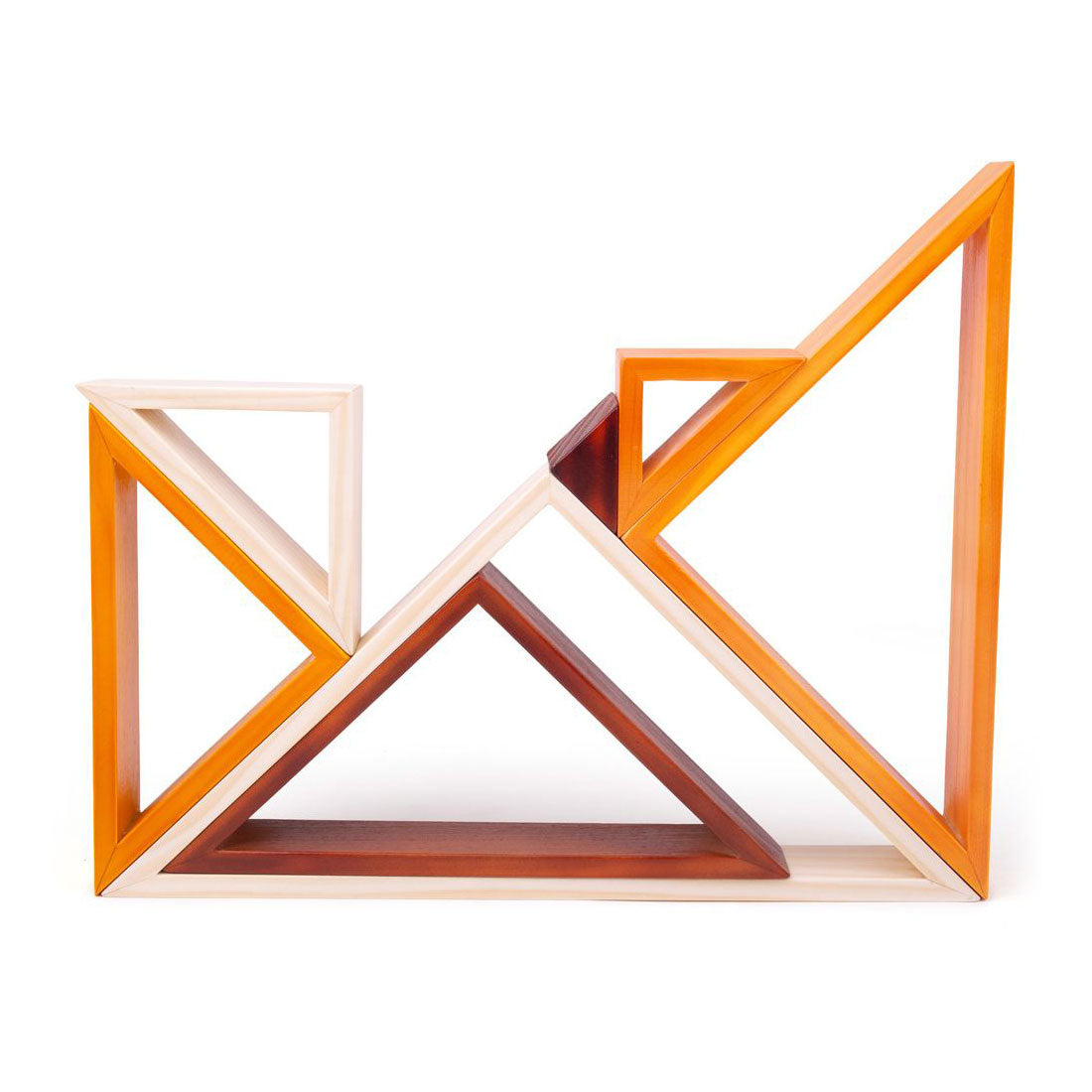 Bigjigs Stapelecken aus Holz, Natur