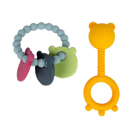 Bigjigs Beißring-Set Bär, 2-tlg.