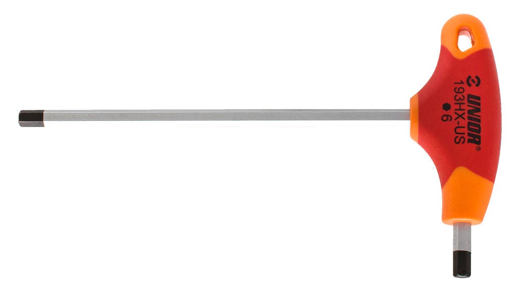 Unior bike tools hex wrench with t-handle 193HX