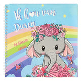Mondikaarten Sticker and Stencil Book I Love Animals