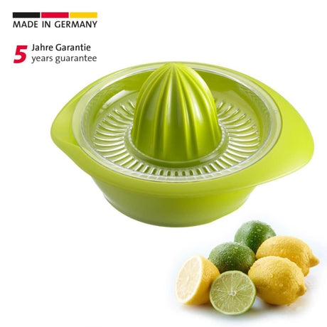 Presse-agrumes Westmark avec réservoir à jus, diamètre : 18,7 cm, capacité : 350 ml, plastique, limetta, vert pomme, 3091227a