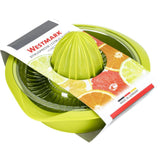 Westmark citruspers met sapreservoir, diameter: 18,7 cm, inhoud: 350 ml, kunststof, limetta, appelgroen, 3091227a