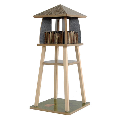 Dinoworld wooden dinosaur park with lookout tower playset