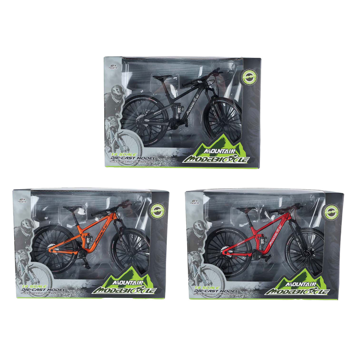 Van Manen Veenendaal BV mountain bike die-cast color, 20.5cm