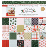Caixa de papel • bloco de papel holly jolly holiday