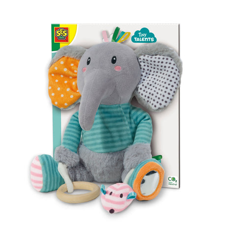 His creative, his tiny talents, Olfi the sensory elephant