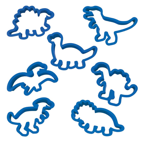 Six clay cutters - dinosaurs