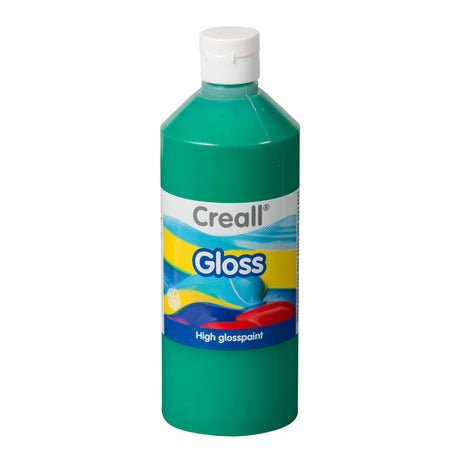 Creall gloss gloss paint green, 500ml
