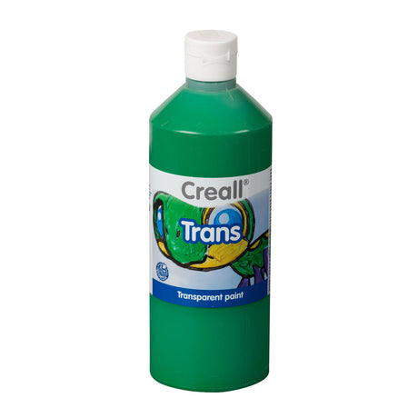 Creall transparent paint green, 500ml