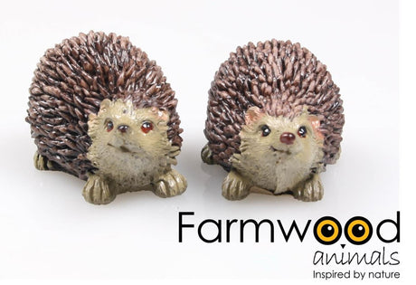 Farmwood animals garden statue hedgehog s 6x4x4cm