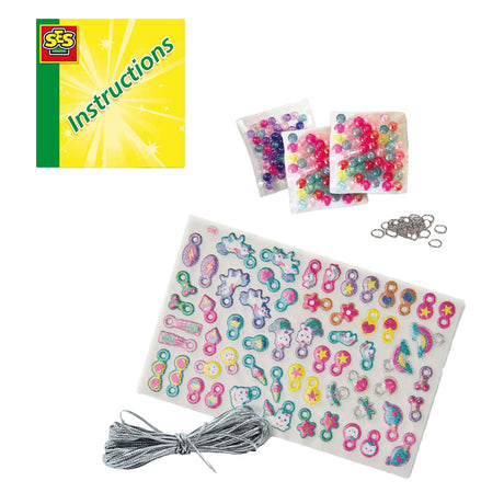 Ses puffy glitter sticker bracelets