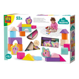 Ses wooden building blocks unicorn, 52 pcs.