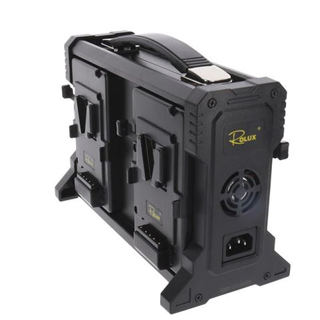 Rolux Battery Charger RL-4KS for 4 x V-mount Batteries