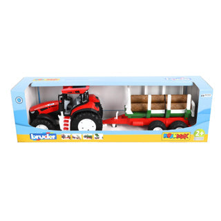 Gallagher europe bruder roadmax | tractor with tree trailer | 3 trees (03453) 530267