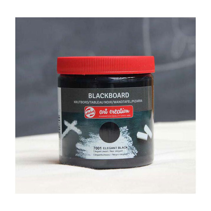 Talens art creation chalkboard pot 250ml elegant black 7001