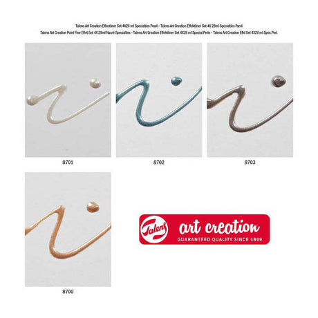 Talens art creation effectliner set 4x28ml specialties pearl