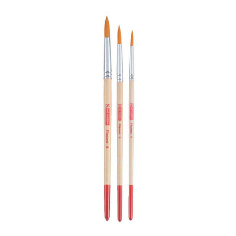 Talens art creation tac watercolor brushes polyest 3x