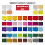 Bruynzeel amsterdam standard series acrylic paint general selection set 20ml, 48pcs.
