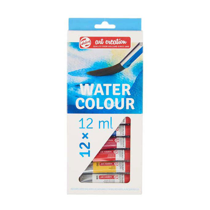 Talens art creation watercolor paint set 12x12ml