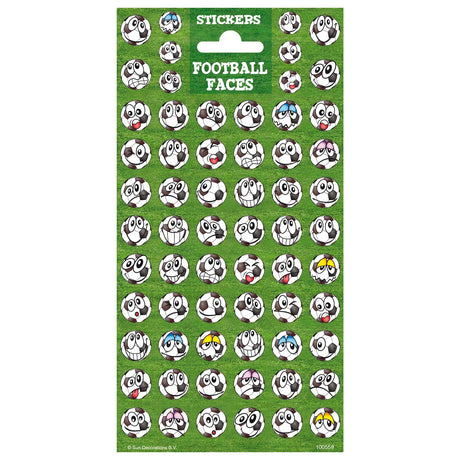 Creative craft group sticker sheet twinkle - soccer faces