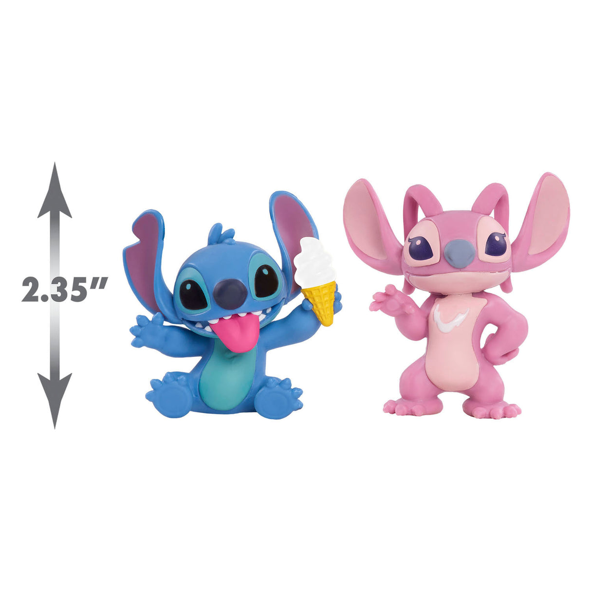 Spectron stitch and angel playing figures, 2 pcs.
