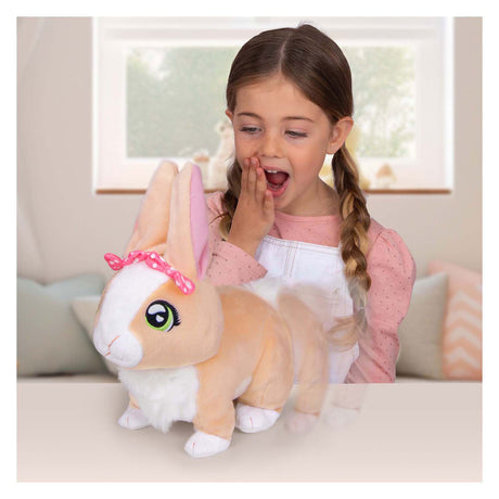 Imc Toys Club Petz Betsy Kanéngchen Braun - Interaktivt Plüsch Kuscheleg - inkl. Batterien
