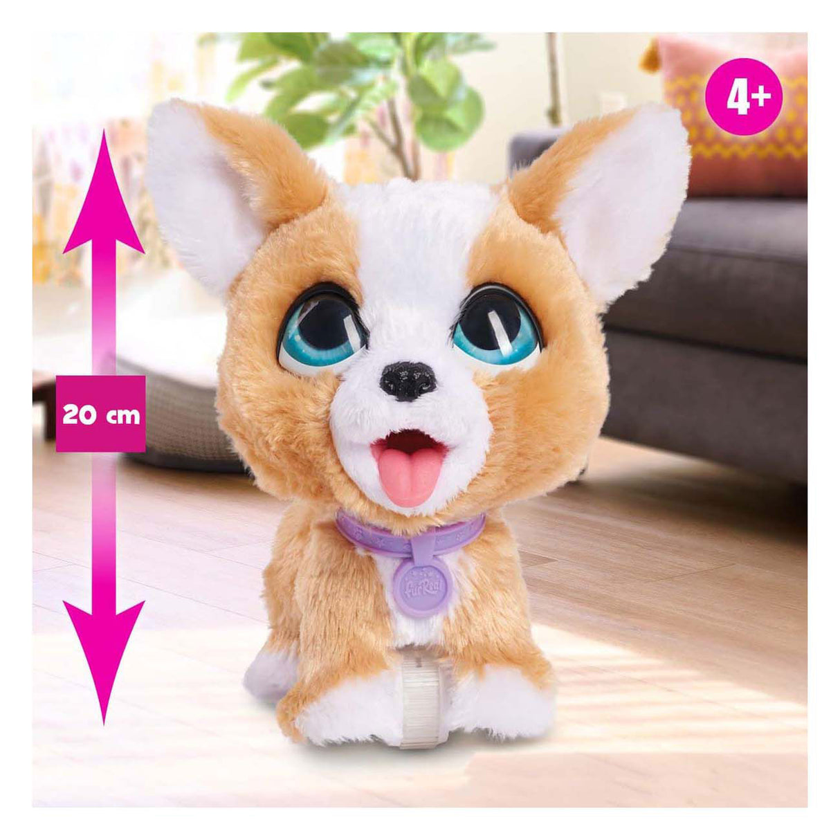 Just play furreal poopalots corgi kuža - interaktivna plišasta igrača