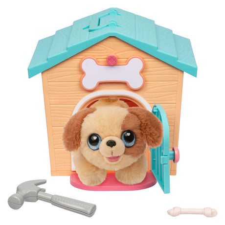 Little Live Pets surprise puppy plush in doghouse