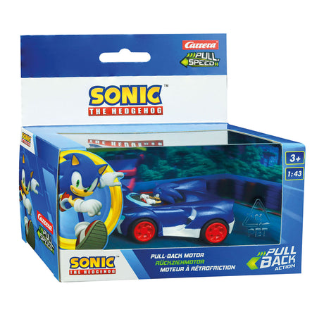 Carrera húzza vissza autó csapat sonic racing - Sonic speed star
