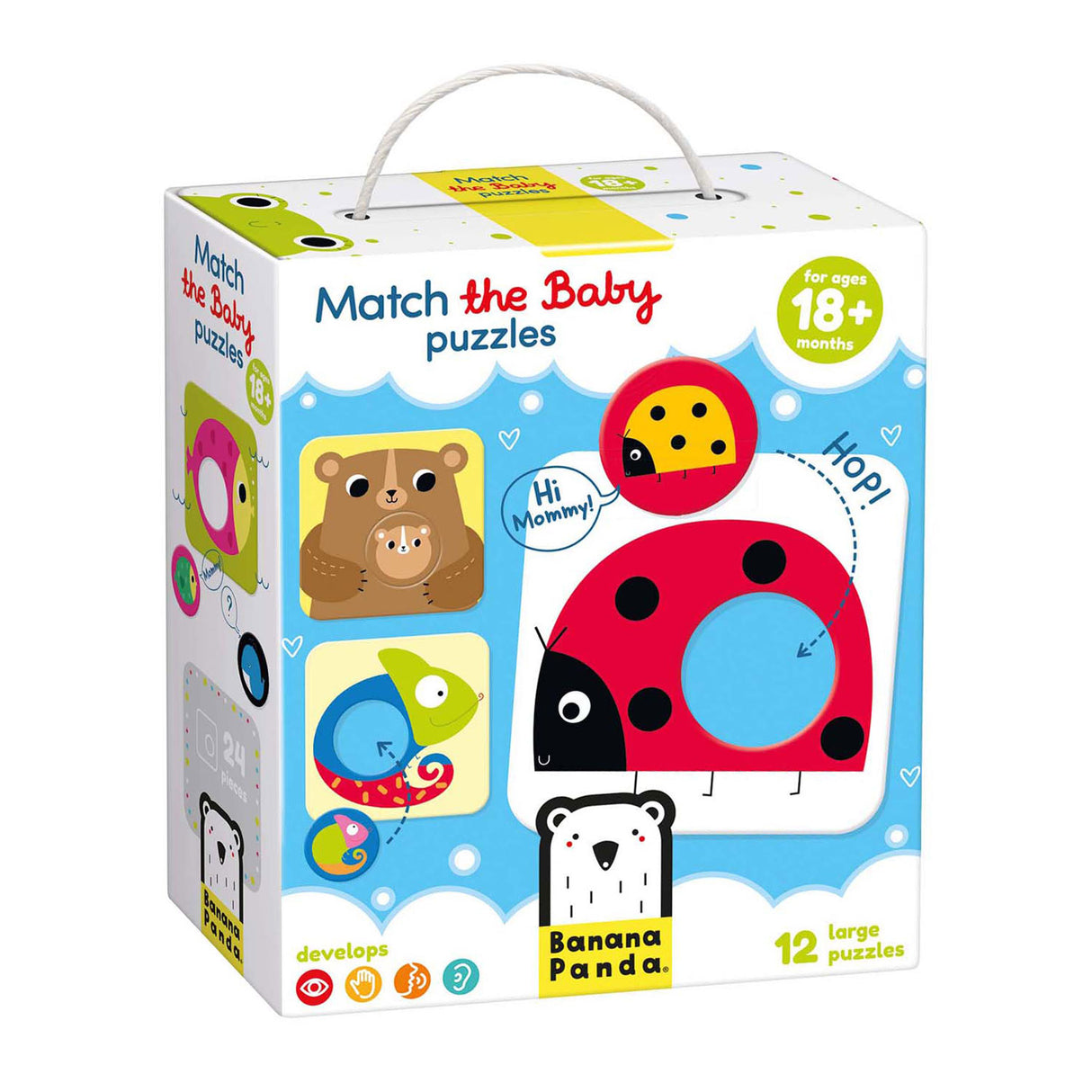 Banán panda - match the baby - 12db.