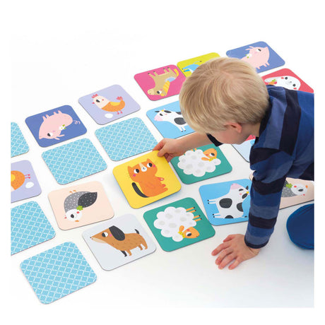 Banana Panda - Large Memo Game Farm Animals - 24 pcs. XXL