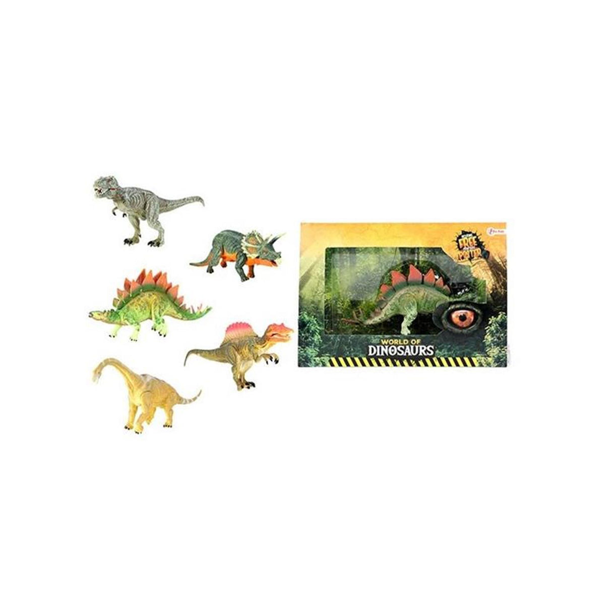 Toi-leker verden av dinosaurer dino medium i boks