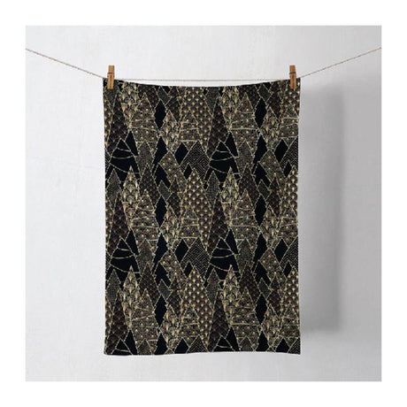 Ambiente kitchen towel luxury trees black