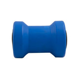 Boat keel roller blue 132x70, axle 20 mm.