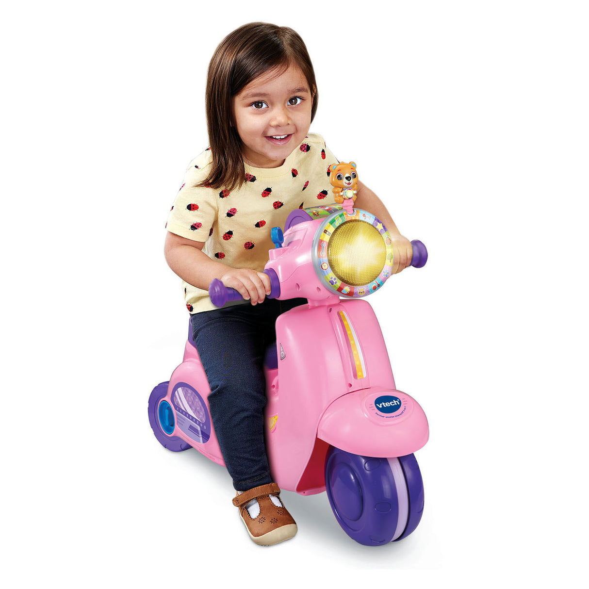 Vtech baby 2-v-1 balanční koloběžka - růžová