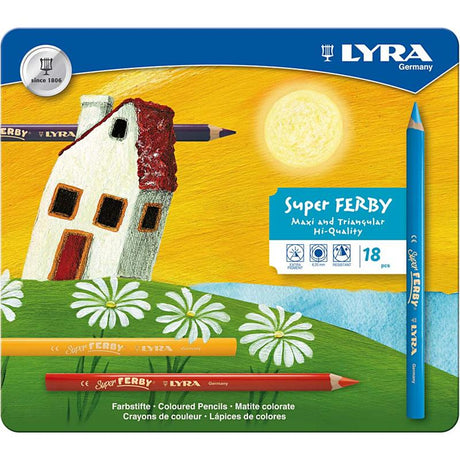 Lyra https: www.cchobby.nl super-ferby-1-daite-pencils-l-18-cm-refill-6-25-mm-various-colours-18-piece-1-box