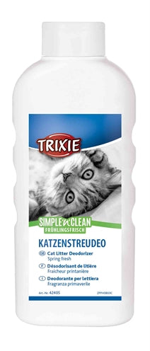 Trixie simple'n'clean litter box odor remover spring fresh