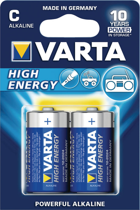 Varta 4914 2b Batterie Alkalesch C Lr14 1,5 V High Energy 10 Blister