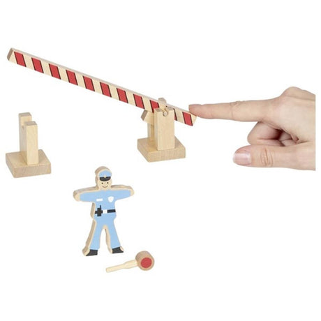Goki wooden traffic signs set - 21 pieces.